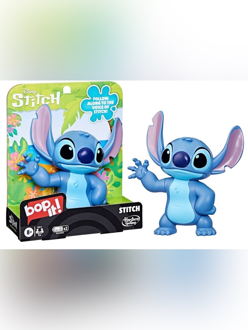 DISNEY BOP IT! Stitch Electronic Interactive Sequence Game Stitch Voice NEW Kids